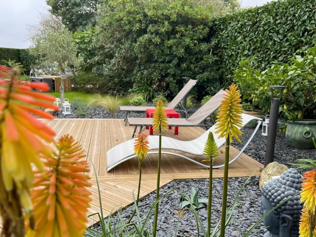 Chambre Chez L'Habitant " Les Ritieres " Plomeur Exteriér fotografie